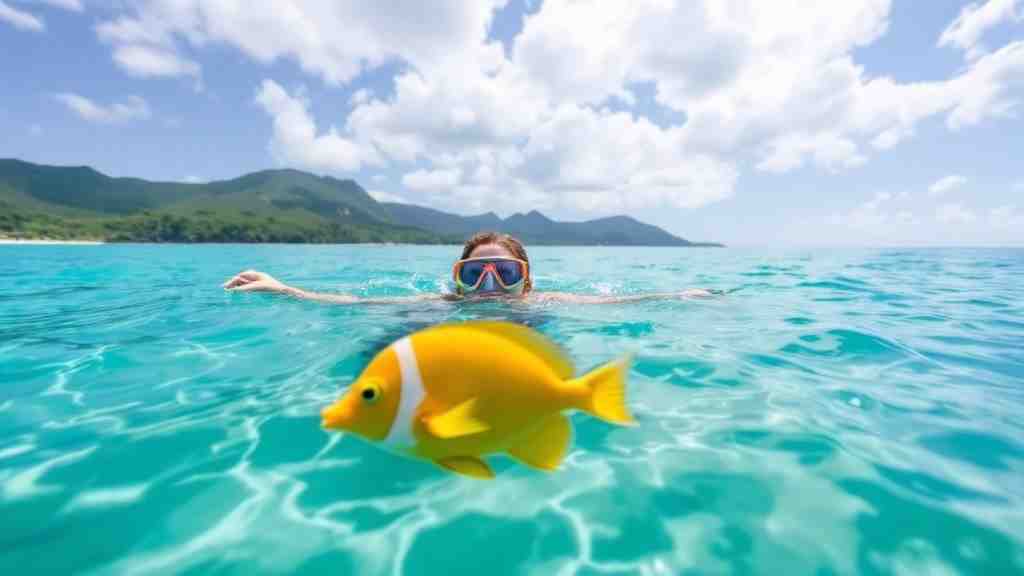 シュノーケリングツアーは早朝がおすすめ！人混みを避けて沖縄青の洞窟の海を独り占め出来るかも？のタイトル画像