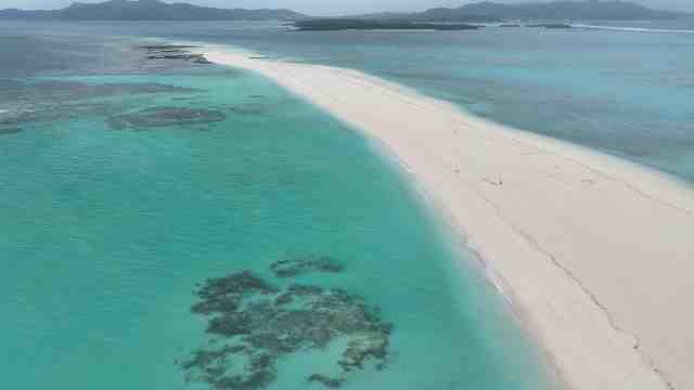 久米島のハテの浜の画像